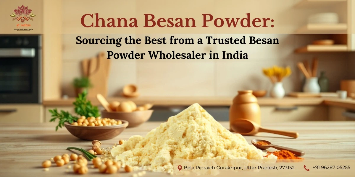 Chana Besan Powder: Sourcing the Best from a Trusted Besan Powder Wholesaler in India.